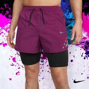 Nike Run Division Pinnacle Short Size XL Purple